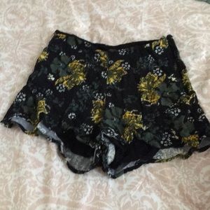 Free people high waisted shorts
